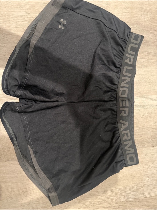 Under Armour Pants - Under Armour Men’s Black Athletic Training Shorts with Gray Waistband